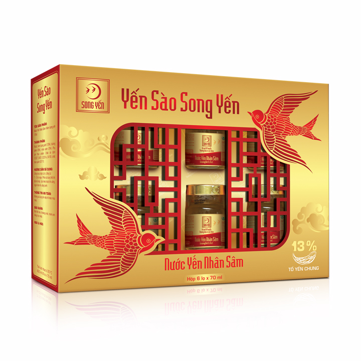 BỘ 6 HŨ YẾN SÀO SONG YẾN 70ML THIẾT KẾ ĐẸP MẮT PHÙ HỢP LÀM QUÀ TẶNG