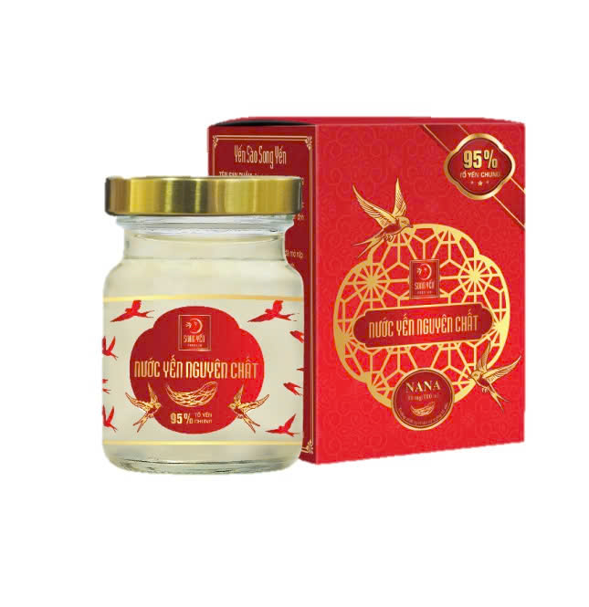Nước Yến Nguyên Chất (Tổ Yến Chưng 95%) - Hộp 1 lọ 70ml